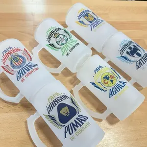 Papa Chingon Fútbol Mug Glass - Reusable Drinking Cup - Drinkware