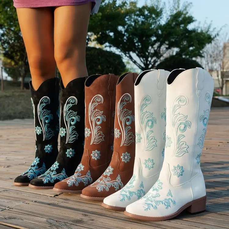 👢🔥 CurveStep Knee-High Boots – Plus Size Comfort & Style