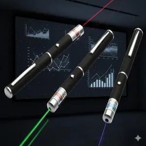 Professional Laser Pointer 500m Red Green Blue Purple, Long Range Presentation Tool for Teaching, Pet Toy, Classroom Lecture, Safe and Reliable Design, Wireless Presenter Remote