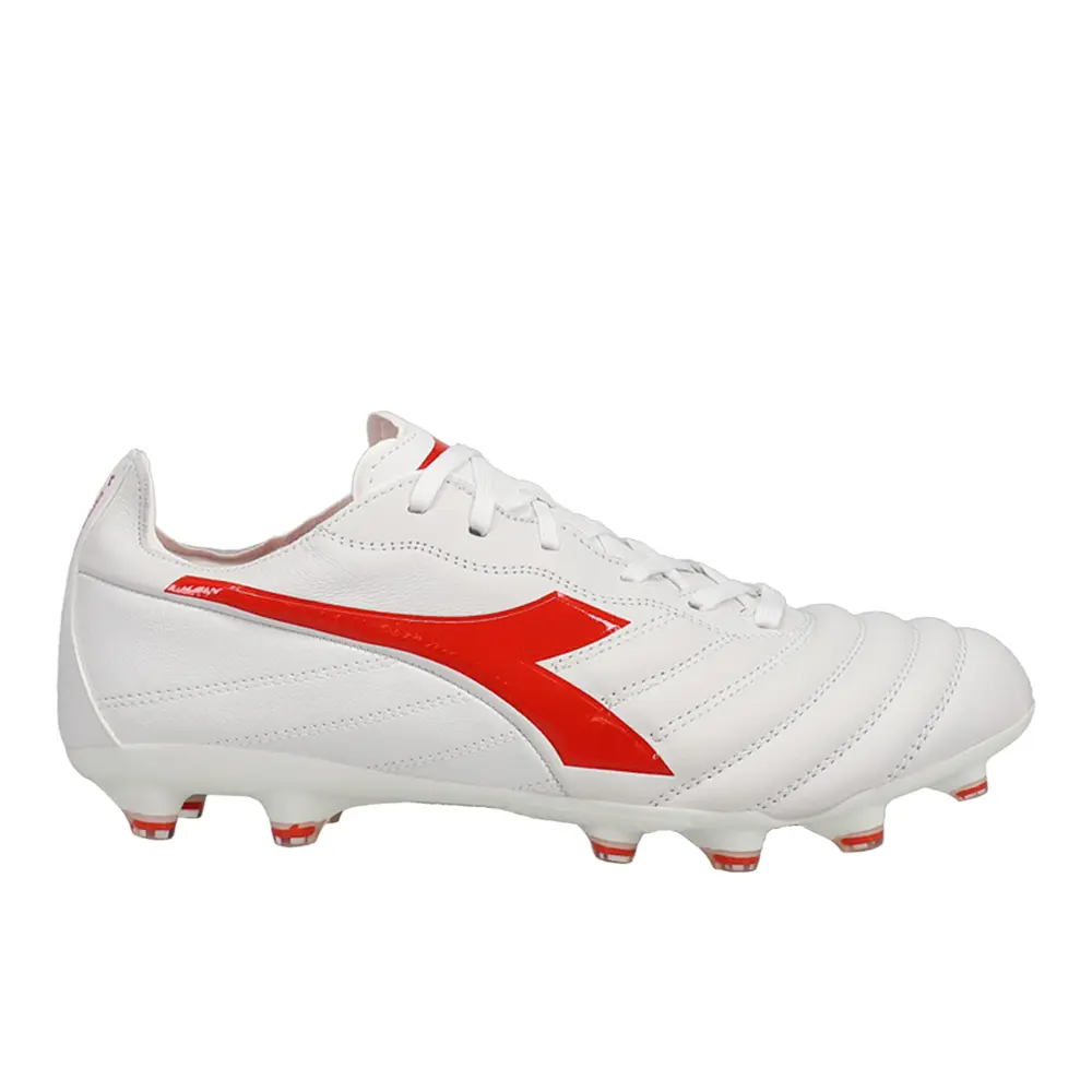 diadora Mens Brasil Elite 2 Lightweight Lp12 Soccer Cleats Cleated - White