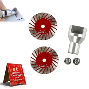 1.57" Diamond Saw Blades Set, Precision Stone Cutting Made Easy, 40mm Multi-Functional Professional Mini Diamond Cutting Blade Set, for Granite, Marble, Sandstone, for Grinder