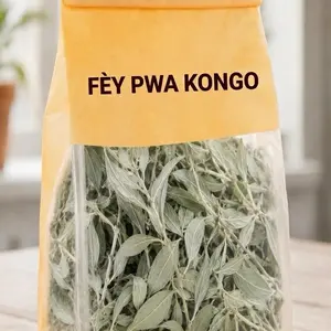 Fèy pwa  kongo