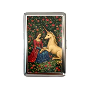 Metal Wallet Vintage Case - Cigarette Card Holder, Multi-Functional Metal Tin Box, Versatile Trinket Business Card ID Holder