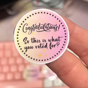 Voted For This Sticker Pack – Political (25–50 pc)