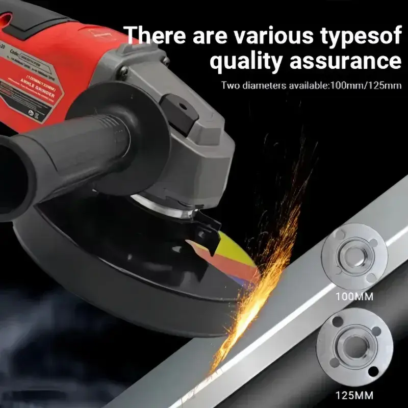 Milwaukee M18 Brushless Cordless Angle Grinder - 125mm 4-Speed Variable Speed Tool with Batteries, Maximum Performance, Overload Protection for Car, Household Cutting & Polishing