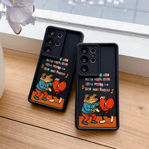 Bads Bunnys DTMF album artPhone Case Suitable for Samsung Galaxy S26 S25 S24 A26 A36 A17 A07 A55 A35 A06 A05 A14 A24 A34 A54 A16 A05S A25 A15 A23 A33 A53 A73 A13 A04E A04 S23 S22 S21 S20 FE Ultra Plus 4G 5G Anti Fall Soft TPU Back Cover