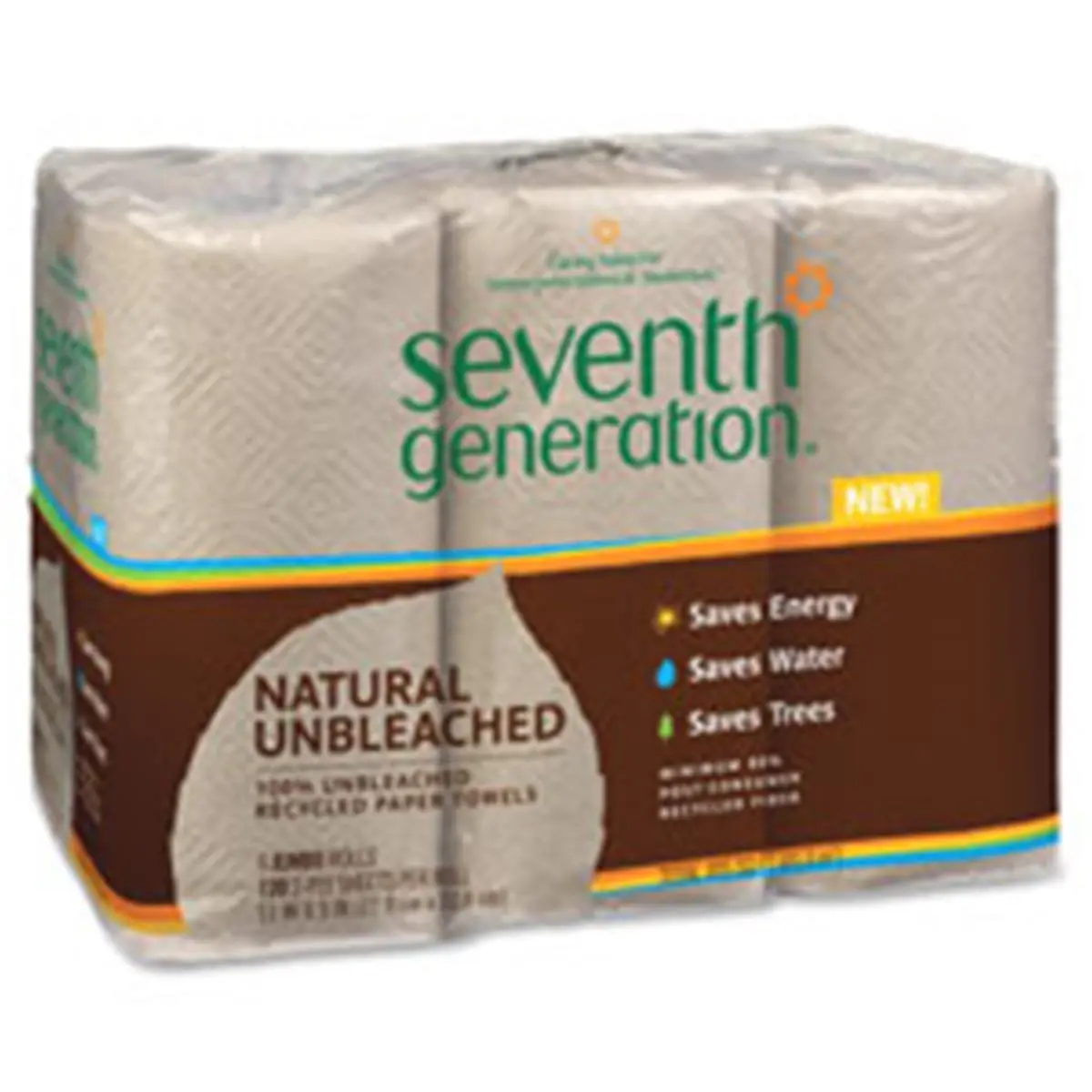212 MAIN Jumbo Pack Recyclable 2-Ply Paper Towel Wipes - 11"x9", 120 Sheets/Roll, 6 Rolls/Pack, Unscented, Natural, Eco-Friendly, Energy Efficient, for Kitchen Use, Six Rolls