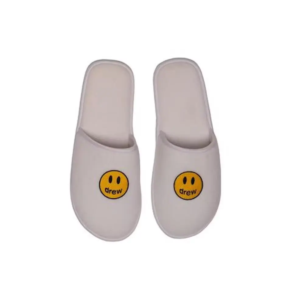 drew house mascot slippers  white S/M