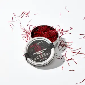 Heray Spice 1 Gram Authentic Afghan Saffron, Afghani Superior Negin Quality, Culinary Golden Seasonings for Latte, Tea, Rice & Golden Milk