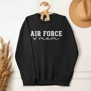 Personalized Air Force Mom Sweatshirt, Custom Mom Sweater, Mothers Day Gift, Birthday Gift for Mom, Mom Crewneck