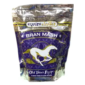 212 MAIN Therapeutic Bran Mash - Old Timer, 22 oz Equine Edibles 4084, Natural Bran, Relieves Pain, Resealable Bag, Waterproof Pack