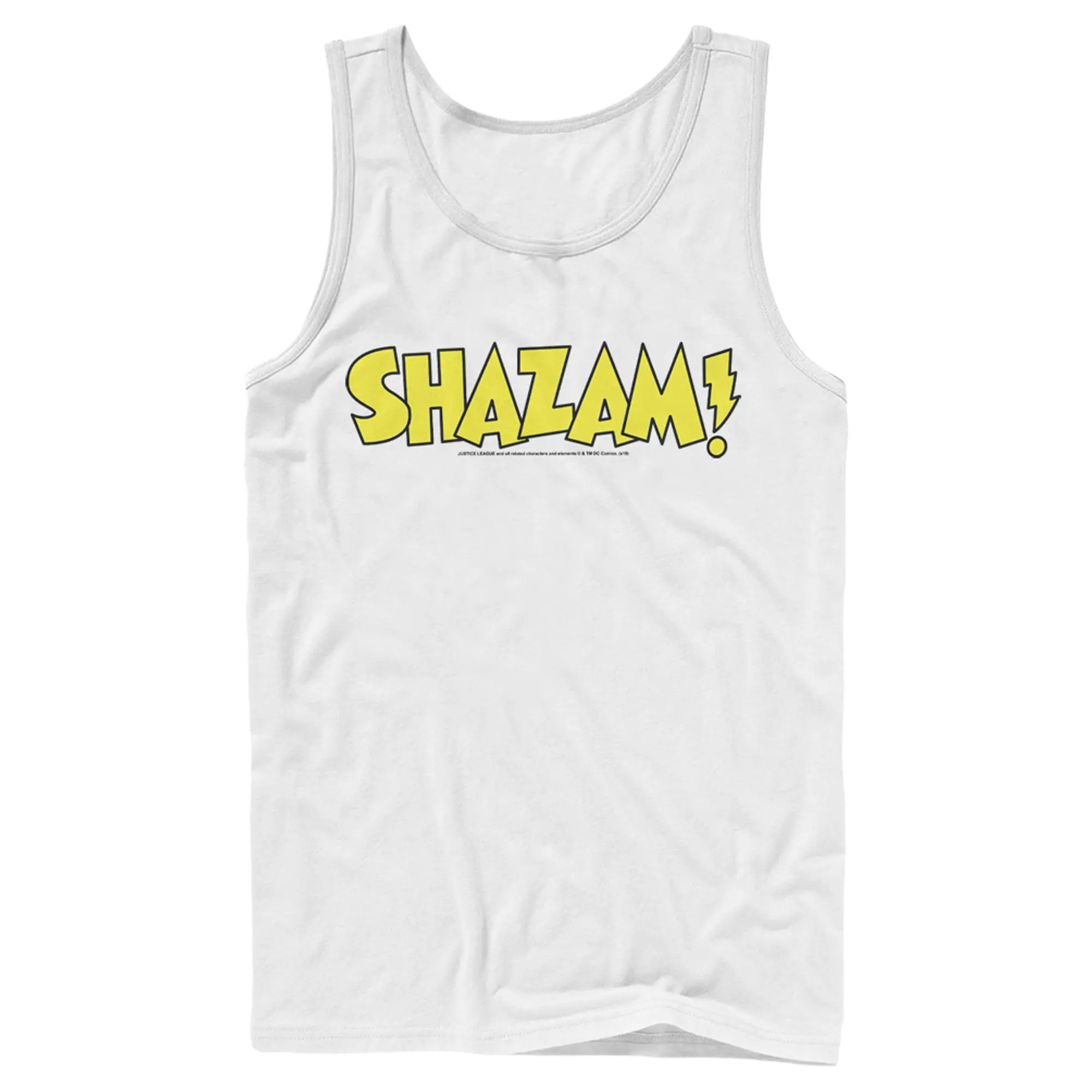 Men's Justice League Shazam Logo Tank Top