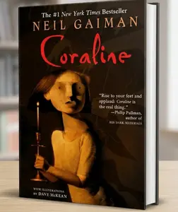 Coraline 10th Anniversary Edition by Neil Gaiman [Paperback Book] A chilling tale of courage and curiosity for all ages.paperback-book