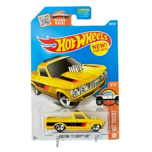 Hot Wheels Custom ‘72 Chevy Luv Yellow  HW Hot Trucks 1:64 Diecast