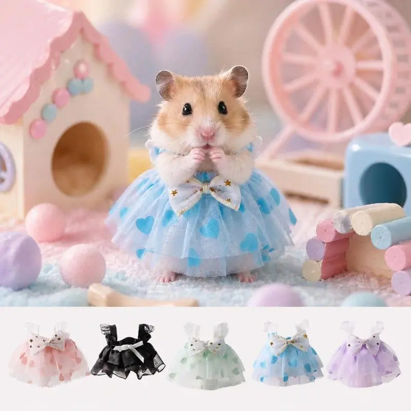 hamster clothes Golden Hamster Cute Outfits Pet Hamster Supplies Clothing for Photos Small Animal Costumes