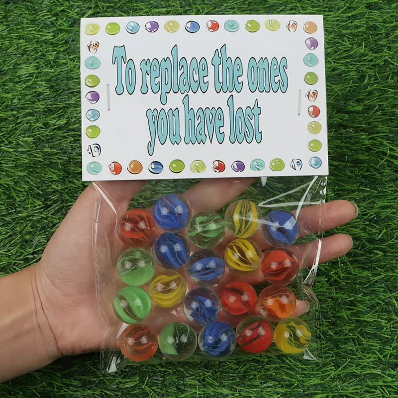 20pcs Colorful Glass Marbles, Assorted Any Colors, Ideal For Fish Tank, Home Decor, Vibrant Glass Marbles, Thick Marble Decorative Gift Retro Game, Checkers Board Game, Vases, Party Deco, Marble Games