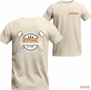 Popular STIHL Timber Sports Lumberjack Axes TShirt, Extreme Wood Chopping Contest Tee, Outdoor Adventure Lovers Shirt, Vintage Forest Logger Graphic Top, Fall Season Gift - Limited Stock