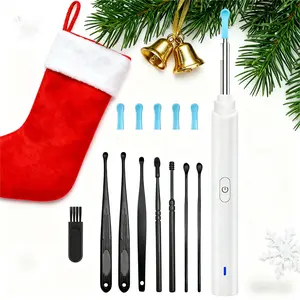 1pc Intelligent visual ear scoop,Ear Wax Removal, Ear Cleaner with Camera and Light, Ear Cleaning Tool, Ear Wax Removal Kit with 8 Pcs Ear Set, Ear Camera for Phone & Tablet