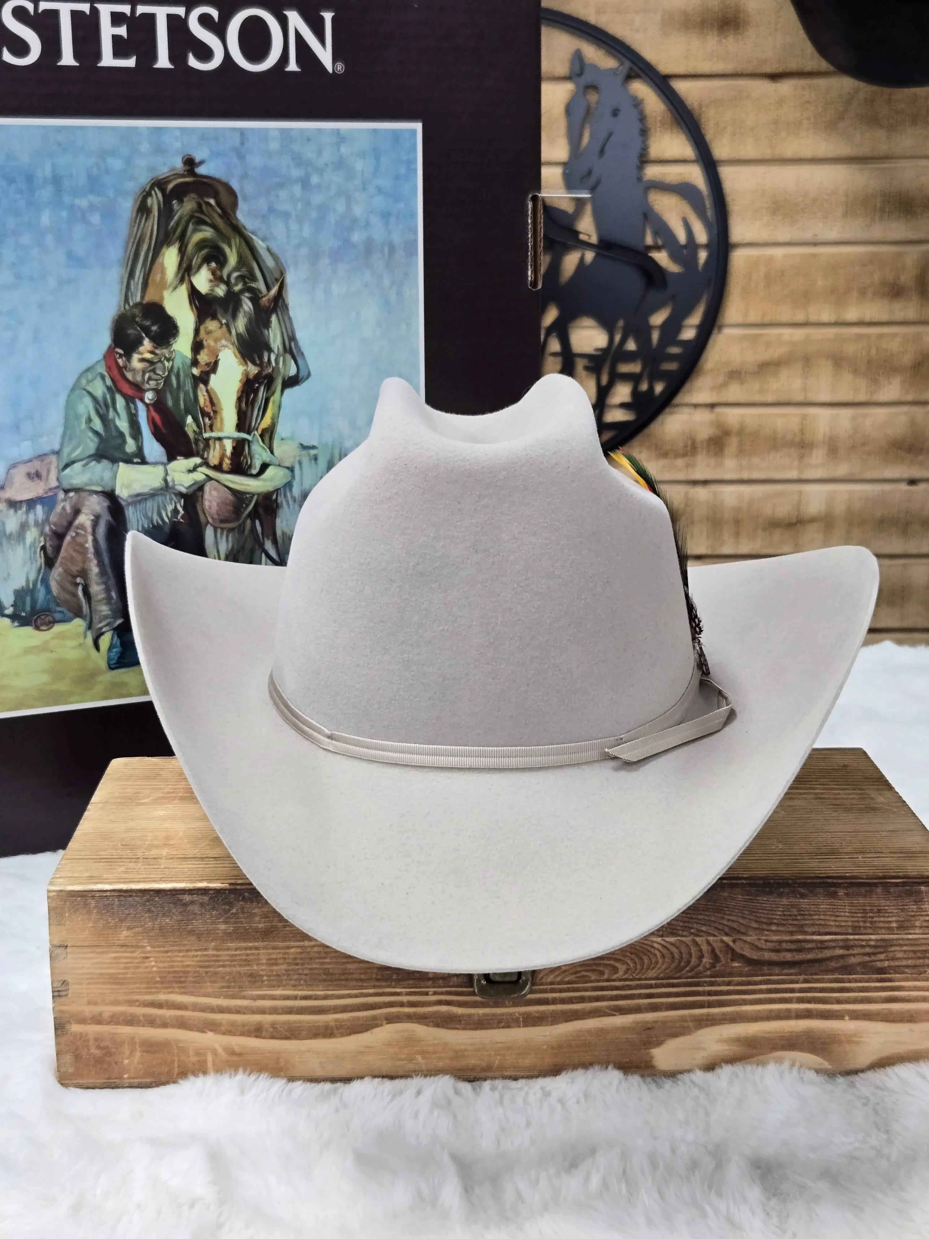 Stetson Spartan 6x Texana Felt Hat - Silverbelly