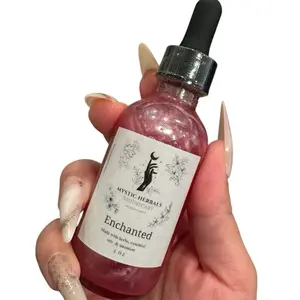 ENCHANTED Luxury Body Intention Oil- Infused w/ Red Phantom Crystals - Moisturizing Hydrating Body Oil