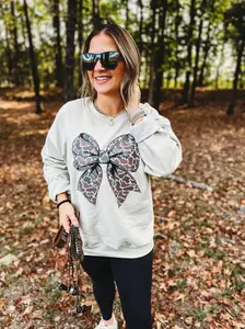 The Camo Bow Sweatshirt