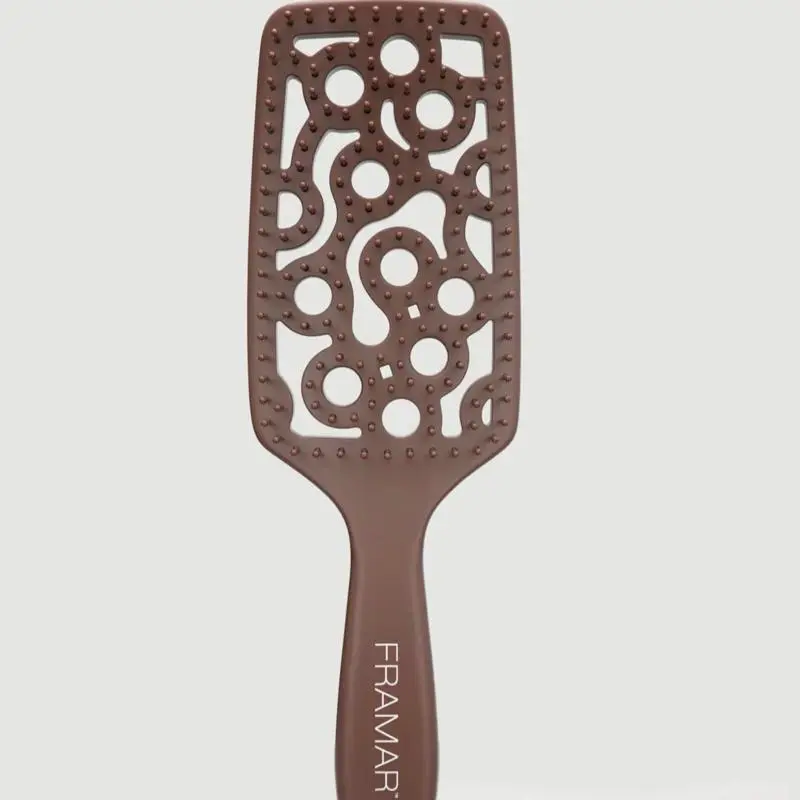 Framar Vented Detangling Hair Brush for Fast Blow-Drying and Frizz Reduction, Ideal for All Hair Types, Vent Brush, Reduces Frizz, Anti-Frizz
