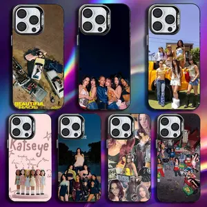 Hot Music K-KATSEYE Phone Case For iPhone 17,16,15,14,13,12,11,Pro,Max,Plus,Mini,XS,SE Anti Fall Black Matte Hard Bumper