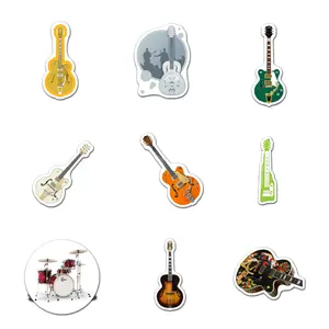 Gretsch Sticker Pack 9 PCS Vinyl, Art Car Wall Kid Phone Book Stickers, Funny Sticker Decal Decor