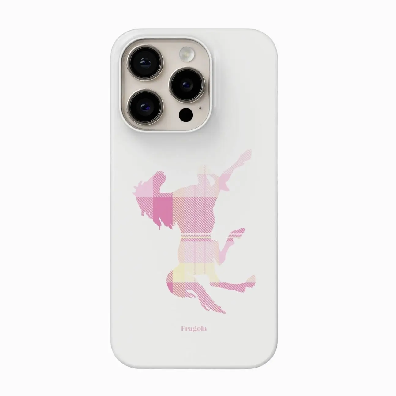 FRAGOLA Marshmallow iPhone Case, Soft Pastel Phone Case, Cute Minimalist Aesthetic Protective Cover, Shockproof Case for iPhone