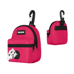 Dog Poop Bag Holder for Leash, Portable Pet Waste Dispenser with Clip, Outdoor Dog Walking Accessories, Travel Camping Essentials, Must-Have Dog Bags Roll