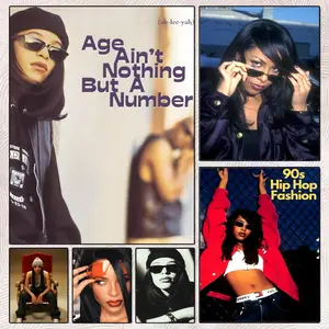 Pop singer A-aaliyah Poster Gift with prints Home bedroom living room decoration promotion and display suitable for bedroom bar parlor home decor gift fade-Resistant, Non-sticky, vibrant Wall print poster