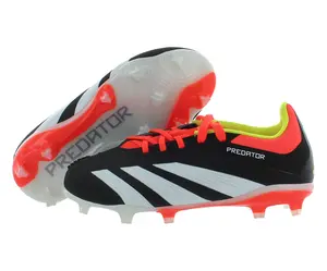 Adidas Predator Elite GS (Grade School) Youth Girls' Athletic Soccer Shoes, Firm Ground Cleats for Outdoor Sport