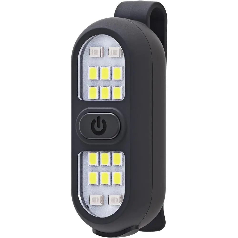 Clip on Flashlight for Camping, Hiking, Work, Running Lights for Runners, Dog Light for Dog Walking at Night, Rechargeable Safety Portable EDC Flashlight for Camping, Hiking, Work, Gift for Runners, Hands Free LED Work Light, Flashing Gear for Camping, Hi