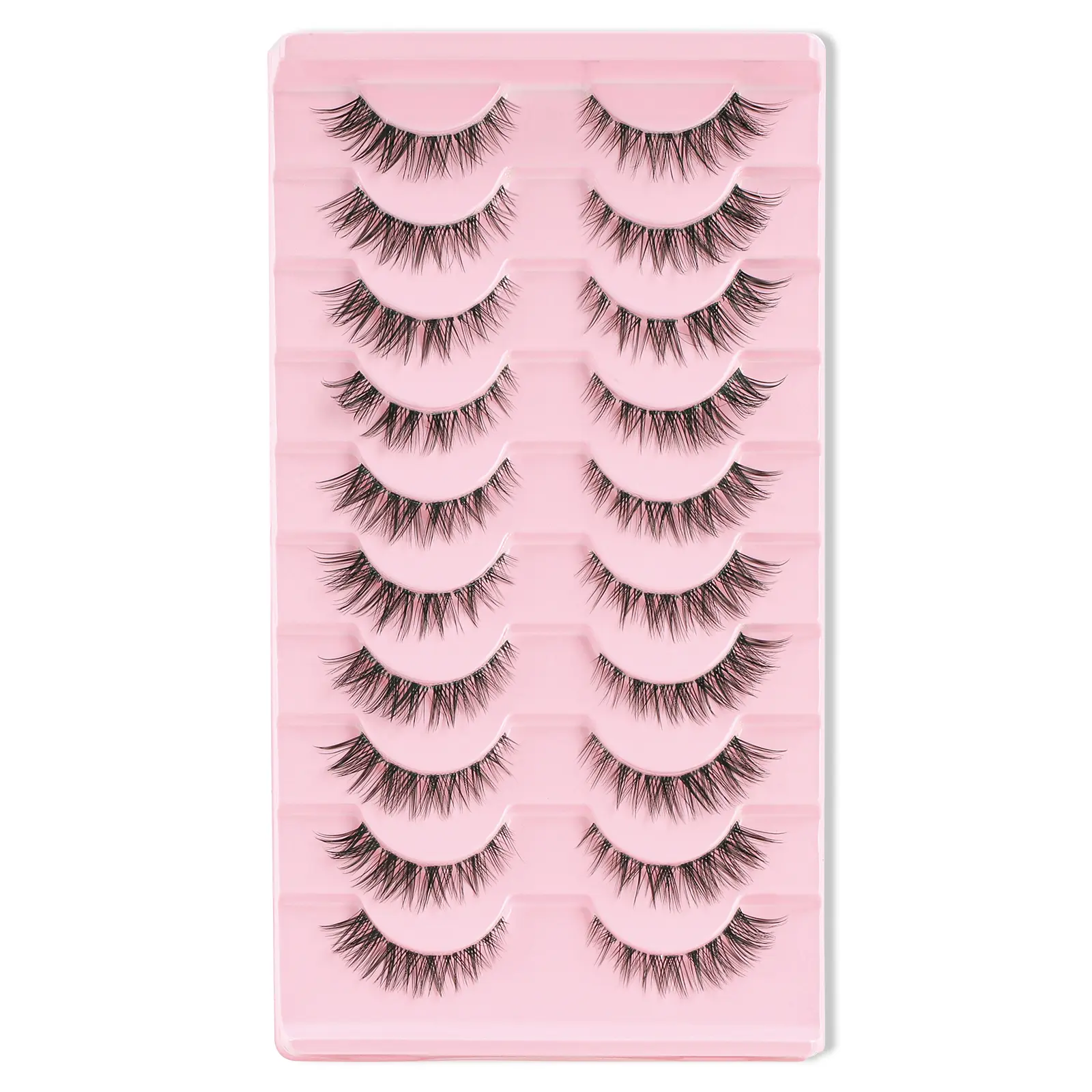 VICUTU DIY Eyelash Extension Individual Lash 100 Clusters Volume Lashes Set, 3D Effect False Eyelashes Extension Natural Look