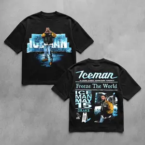 Retro Drake ICEMAN "Freeze The World" Album New 2026 T-Shirt, Iceman Frozen Graphic Tee, Drake Rapper Concert Merch Shirt, Hip Hop Streetwear Oversized Vintage Unisex Top Gift For Drizzy Fans