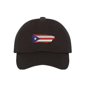 Puerto Rico Map Baseball Cap | Puerto Rican Lover Hats | Boricua Hat - Isla Del Encanto Hat