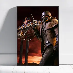 Fallout Nuka Cola Art Print Game Poster, Welcome New Vegas Fallout Video Game Posters (NO FRAME)