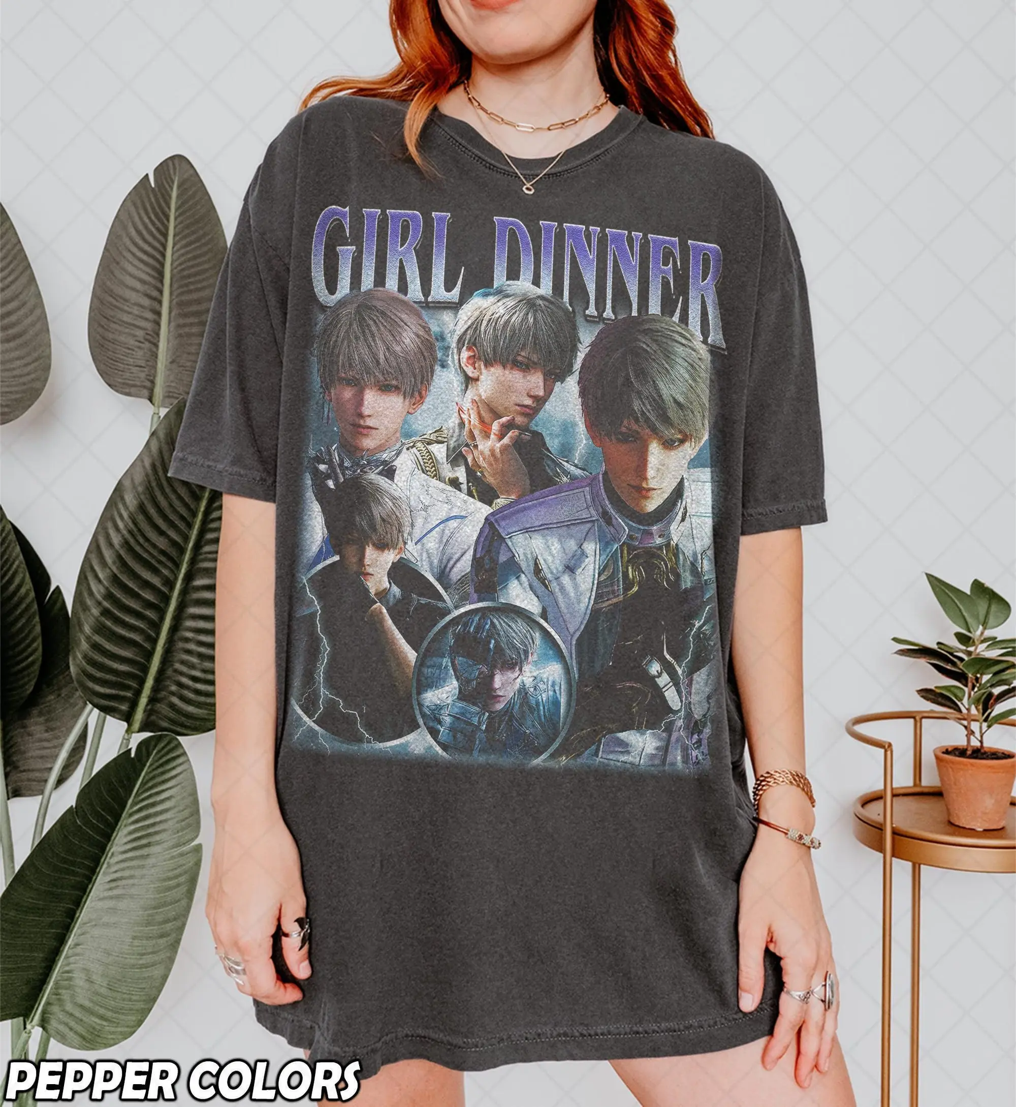Vintage Girl Dinner Xavier Love and Deepspace Shirt, Shirt, Tee Graphic T-Shirt, Gift For Women and Man Unisex T-Shirt