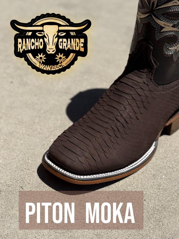 Men's Western Boots Piton Moka