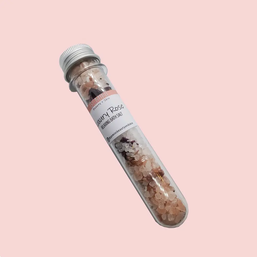 Luxury Dried Rose Himalayan Salt Bath Salt Body Care Soothing Aroma Comfort Gift