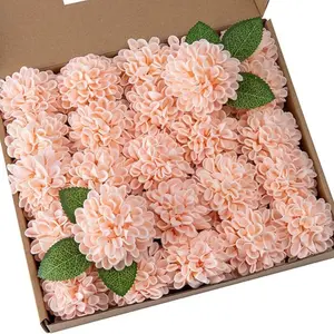 Pe Foam Hydrangea Flower Bouquet, DIY Wedding Handheld Floral Arrangement, Artificial Rose Fake Flowers with Stems, Realistic Decorations