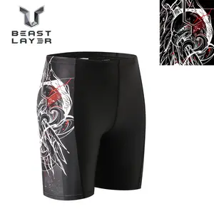 HUGE SPORTS Men's Swim Jammers Quick Dry Jammer Swimsuit Atheletic Racing Swim Shorts