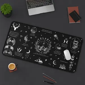 Velaris City Acotar Desk Mat, Velaris Court Of Dreams Mouse Pad, Keyboard Mat, The Night Court SJM City of Starlight Desk Mat For Office, Gift For Gamer