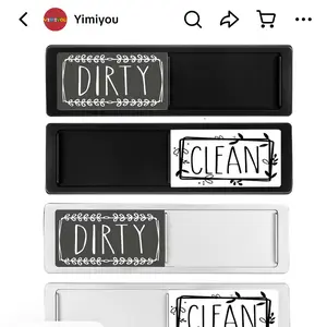 Dishwasher Magnetic Indicator, 1 Count Clean & Dirty Magnetic Indicator with Sticker, Home Decor for Kitchen, Multifunctional Magnet