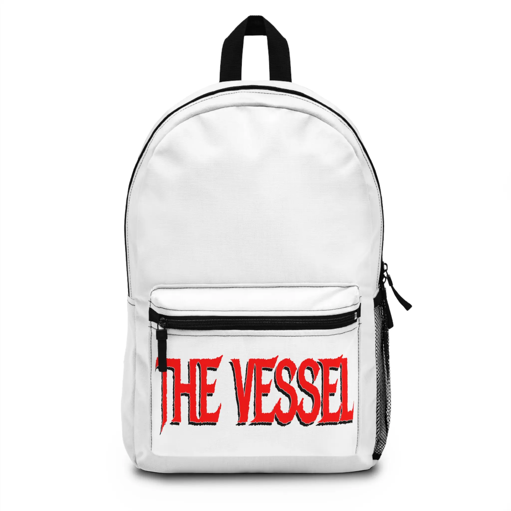 The Vessel Backpack — Gothic Red Logo School & Travel Bag