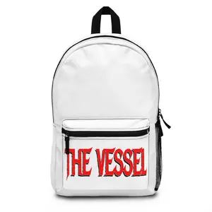 The Vessel Backpack — Gothic Red Logo School & Travel Bag