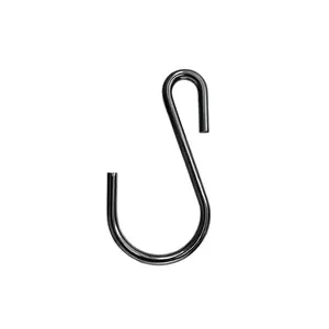 10pcs S-Type Carbon Steel Sturdy Wind Chime Hooks, Wall Mounting, Universal Design, Ideal for Hanging Wind Chimes, Bird Feeders, Crystal Party Supplies