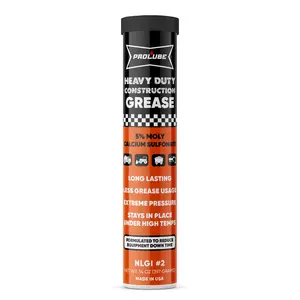 Prolube Heavy Duty Construction Grease for Extreme Conditions Long Lasting Shock Load Protection Prolube Heavy Duty Construction Grease for Extreme Conditions Long Lasting Shock Load Protection