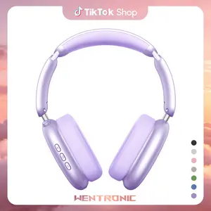 WENTRONIC Y02 Over-Ear Hybrid ANC Foldable Headphones - Bluetooth Wireless, Active Noise Cancelling, 60H Playtime, Hi-Res Audio, Soft Earpads, Built-in Mic, Phone Calls, iOS/Android/PC Compatible