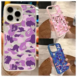 Pastel Camo Streetwear MagSafe Phone Case - Camouflage Protective Cover for iPhone 17 pro max 16 14 15 16 13 12 11 Pro Max plus Air For Samsung Galaxy S25 S24 S23 S22 FE Ultra EDGE Phone Cases  #YGMKLMCW2